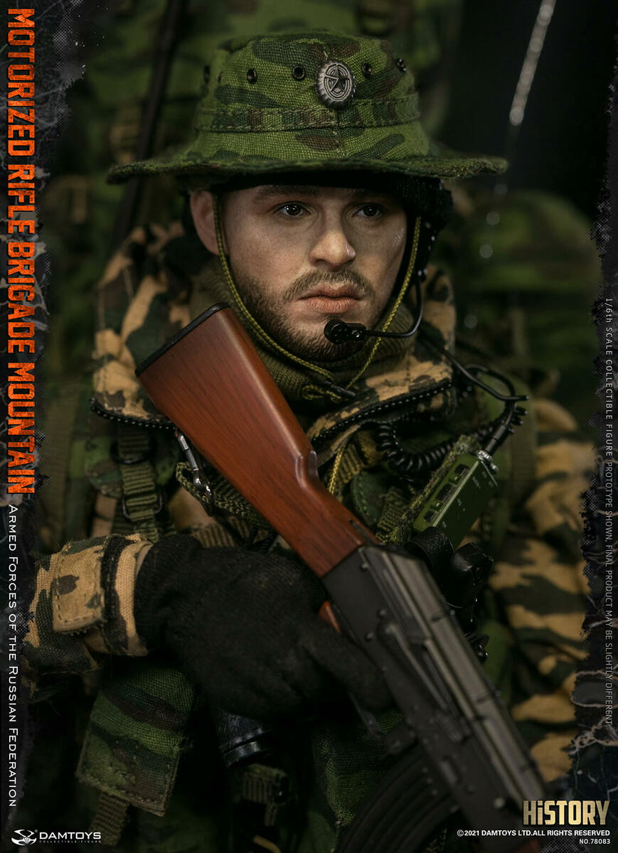 Pedido Figura Motorized Rifle Brigade Mountain - Armed Forces of the Russian Federation marca Damtoys 78083 escala 1/6 (BACK ORDER)