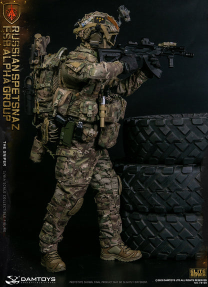 Preventa Figura The Sniper - Russian Spetsnaz FSB Alpha Group marca Damtoys 78100 escala 1/6