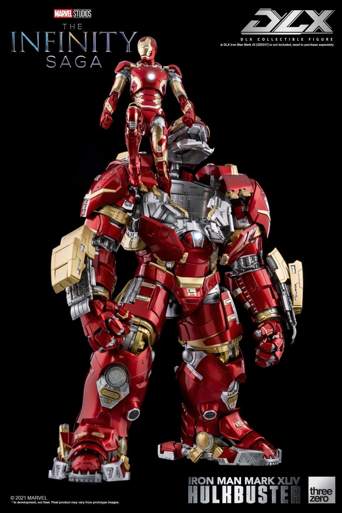 Preventa Figura DLX Iron Man Mark 44 Hulkbuster - Marvel Studios: The Infinity Saga marca Threezero 3Z0248 escala pequeña 1/12 (relanzamiento)