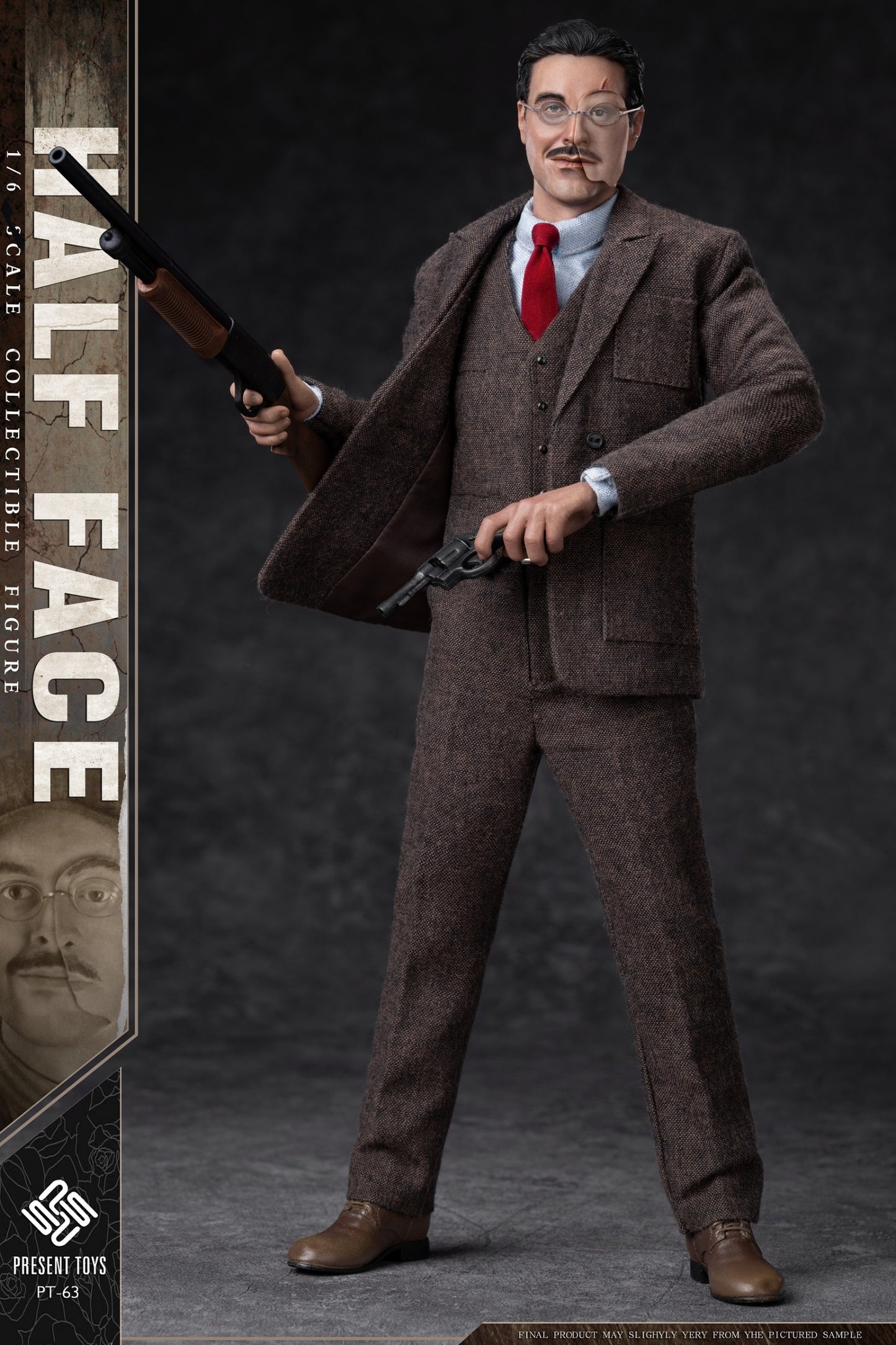 Preventa Figura Half Face marca Present Toys SP63 escala 1/6