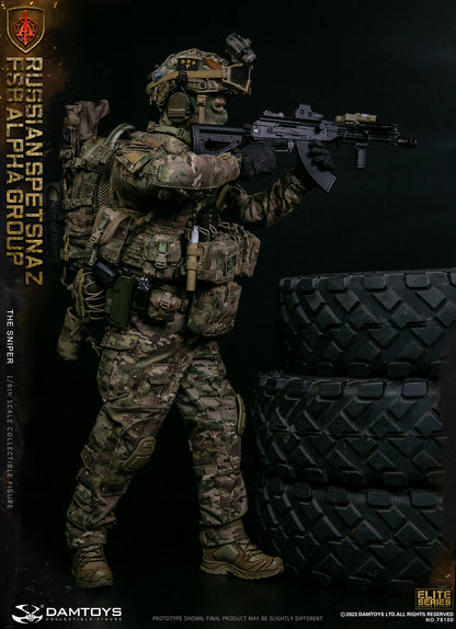 Preventa Figura The Sniper - Russian Spetsnaz FSB Alpha Group marca Damtoys 78100 escala 1/6