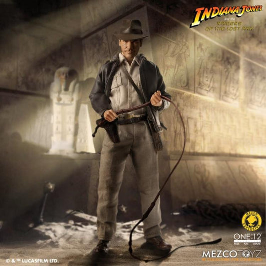 Preventa Figura Indiana Jones (Exclusive Edition) - Raiders of the Lost Ark - One:12 Collective marca Mezco Toyz 77650 escala pequeña 1/12