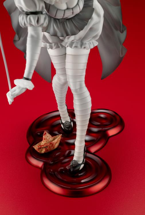 Preventa Estatua Pennywise (Monochrome Ver.) - IT - Bishoujo marca Kotobukiya escala 1/7