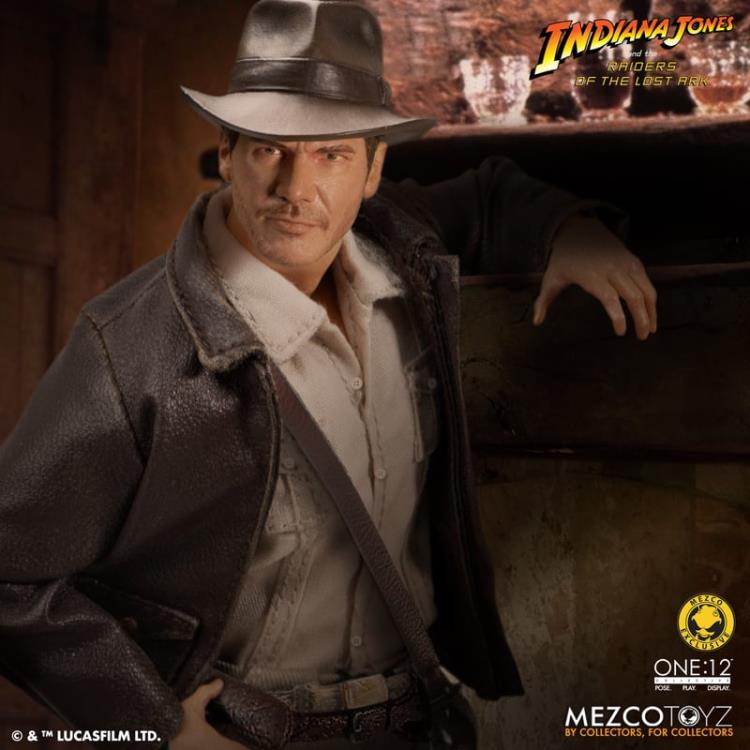 Preventa Figura Indiana Jones (Exclusive Edition) - Raiders of the Lost Ark - One:12 Collective marca Mezco Toyz 77650 escala pequeña 1/12