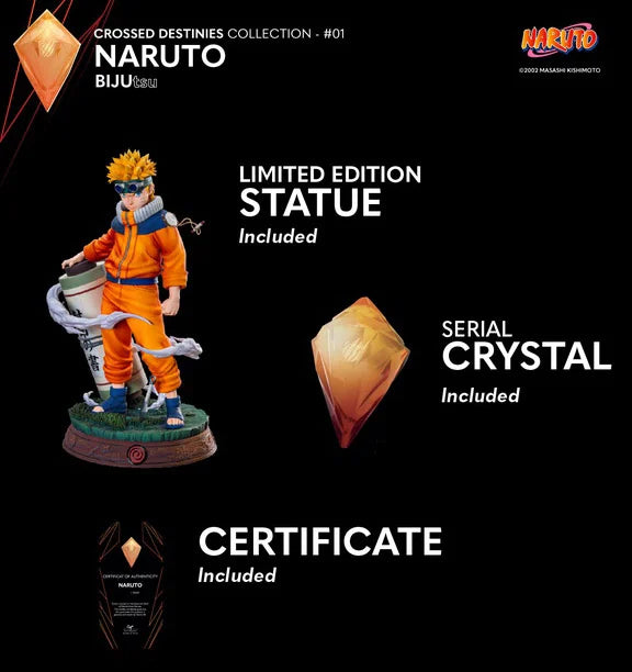 Preventa Estatua NARUTO (Limited Edition) - Naruto BIJUtsu Crossed Destinies Collection #1 marca TSUME a escala 1/4 (43 cm)