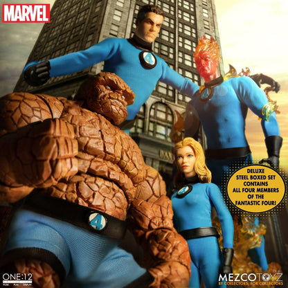 Pedido Figuras Fantastic Four Deluxe Box Set - One:12 Collective marca Mezco Toyz 77600 escala pequeña 1/12