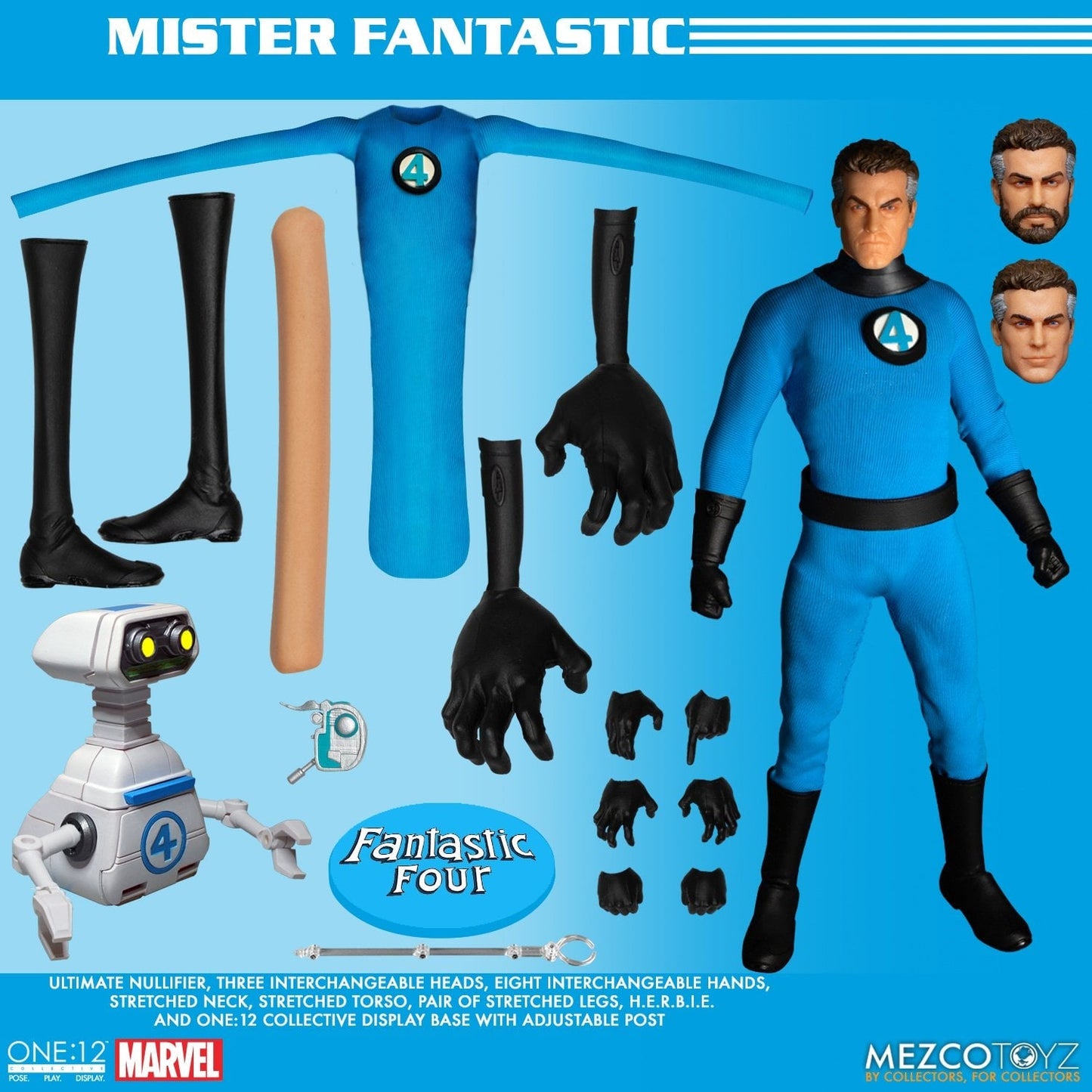 Pedido Figuras Fantastic Four Deluxe Box Set - One:12 Collective marca Mezco Toyz 77600 escala pequeña 1/12