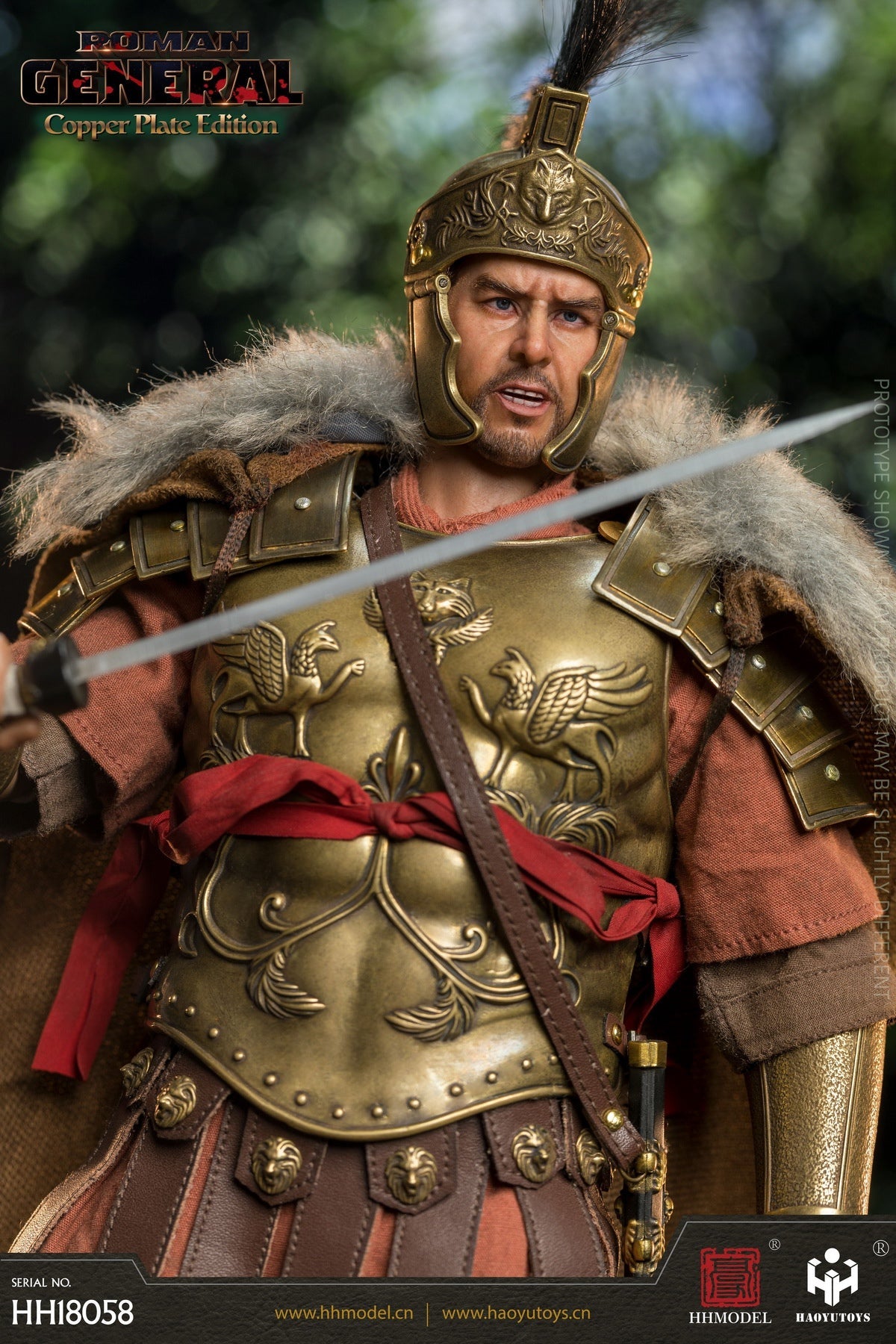 Pedido Figura Roman General (Bronze Armor Edition) marca HaoyuToys HH18058 escala 1/6