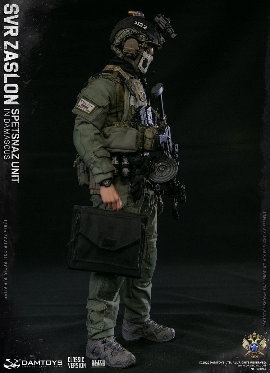 [EN STOCK] Figura SVR Zaslon in Damascus Classic - Russian Spetsnaz Unit marca Damtoys 78093 1/6 escala 1/6