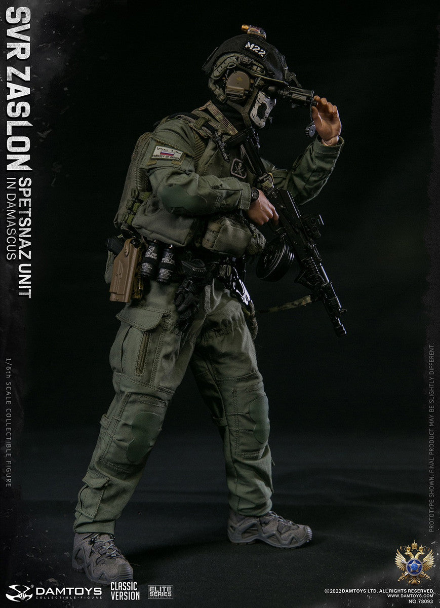 [EN STOCK] Figura SVR Zaslon in Damascus Classic - Russian Spetsnaz Unit marca Damtoys 78093 1/6 escala 1/6