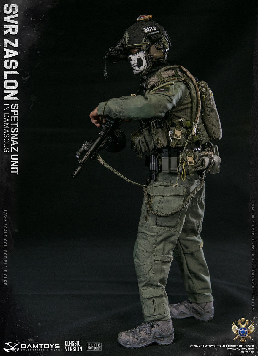 Pedido Figura SVR Zaslon in Damascus Classic - Russian Spetsnaz Unit marca Damtoys 78093 1/6 escala 1/6