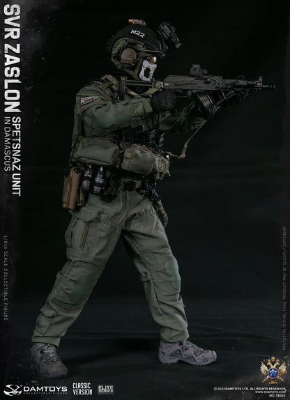 [EN STOCK] Figura SVR Zaslon in Damascus Classic - Russian Spetsnaz Unit marca Damtoys 78093 1/6 escala 1/6