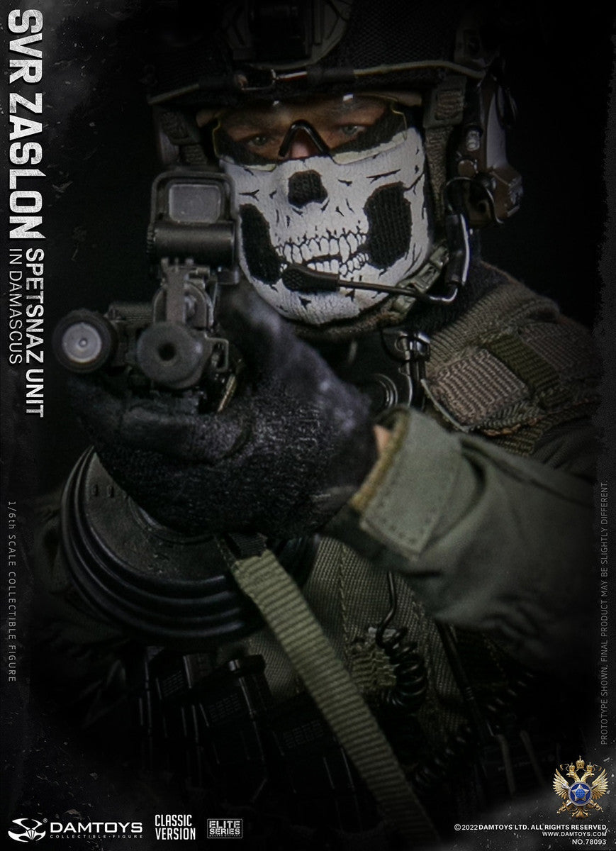 Pedido Figura SVR Zaslon in Damascus Classic - Russian Spetsnaz Unit marca Damtoys 78093 1/6 escala 1/6