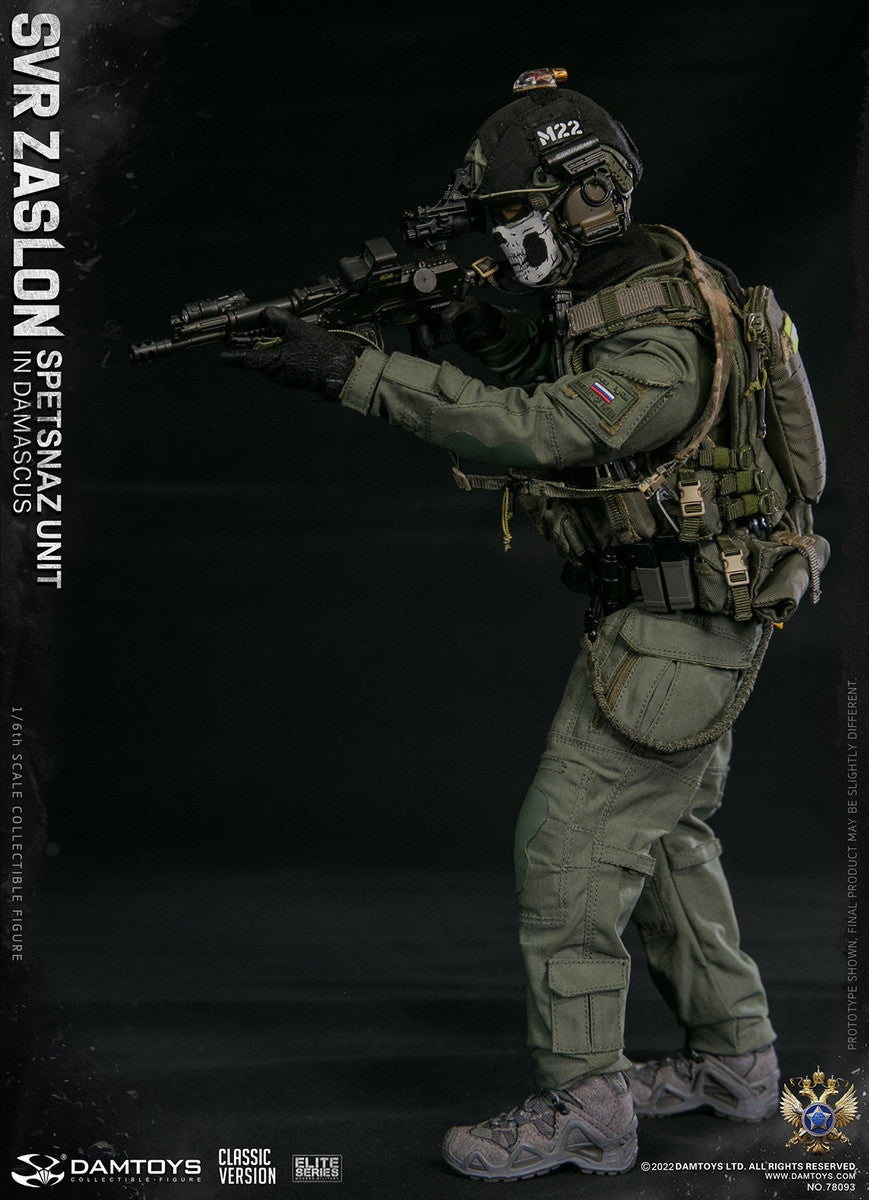 Pedido Figura SVR Zaslon in Damascus Classic - Russian Spetsnaz Unit marca Damtoys 78093 1/6 escala 1/6