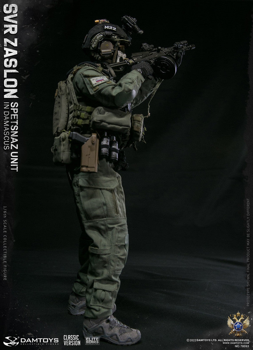 [EN STOCK] Figura SVR Zaslon in Damascus Classic - Russian Spetsnaz Unit marca Damtoys 78093 1/6 escala 1/6