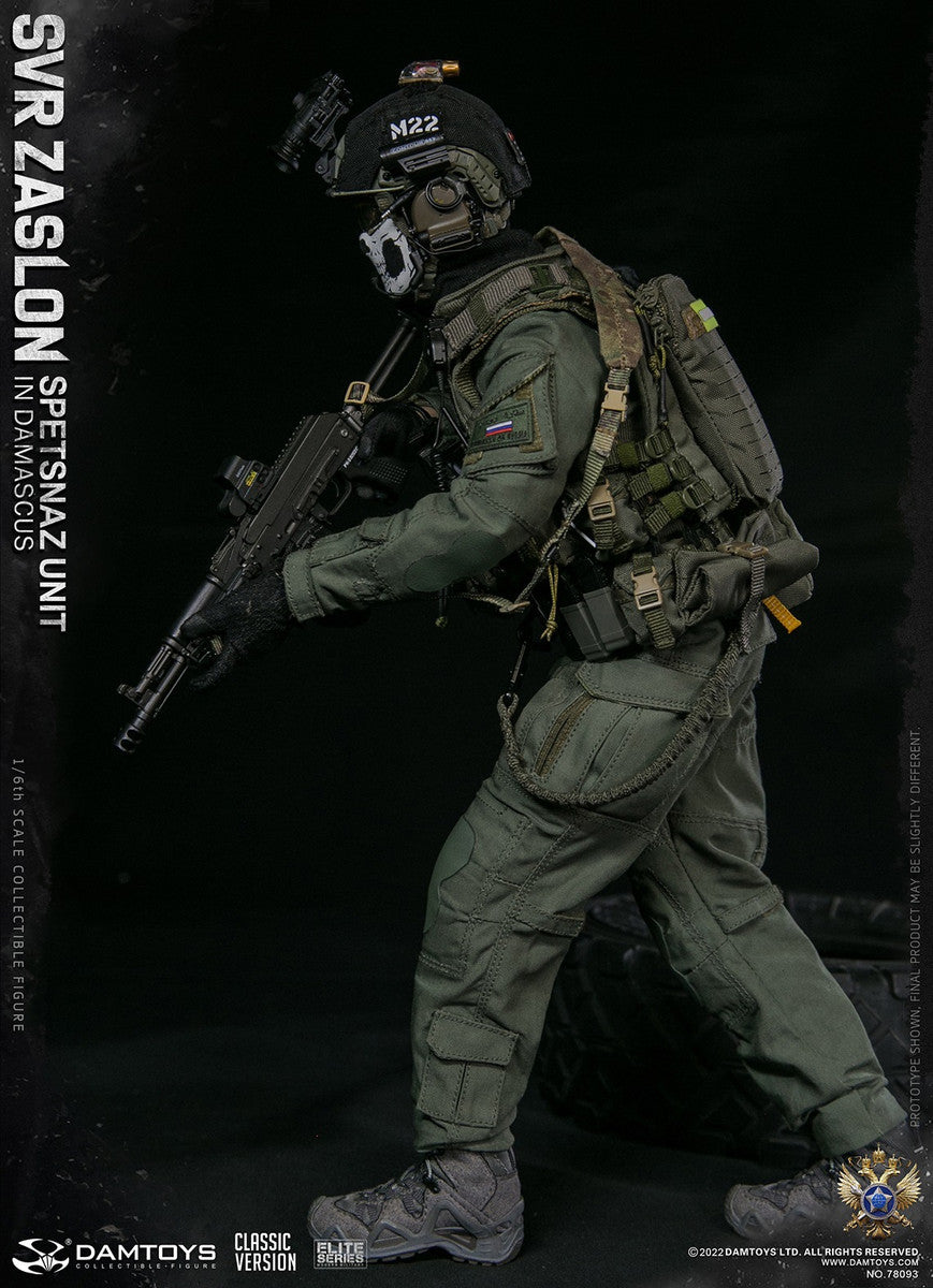 Pedido Figura SVR Zaslon in Damascus Classic - Russian Spetsnaz Unit marca Damtoys 78093 1/6 escala 1/6