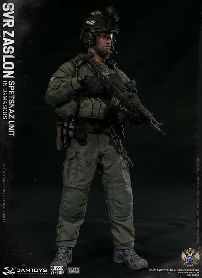 [EN STOCK] Figura SVR Zaslon in Damascus Classic - Russian Spetsnaz Unit marca Damtoys 78093 1/6 escala 1/6