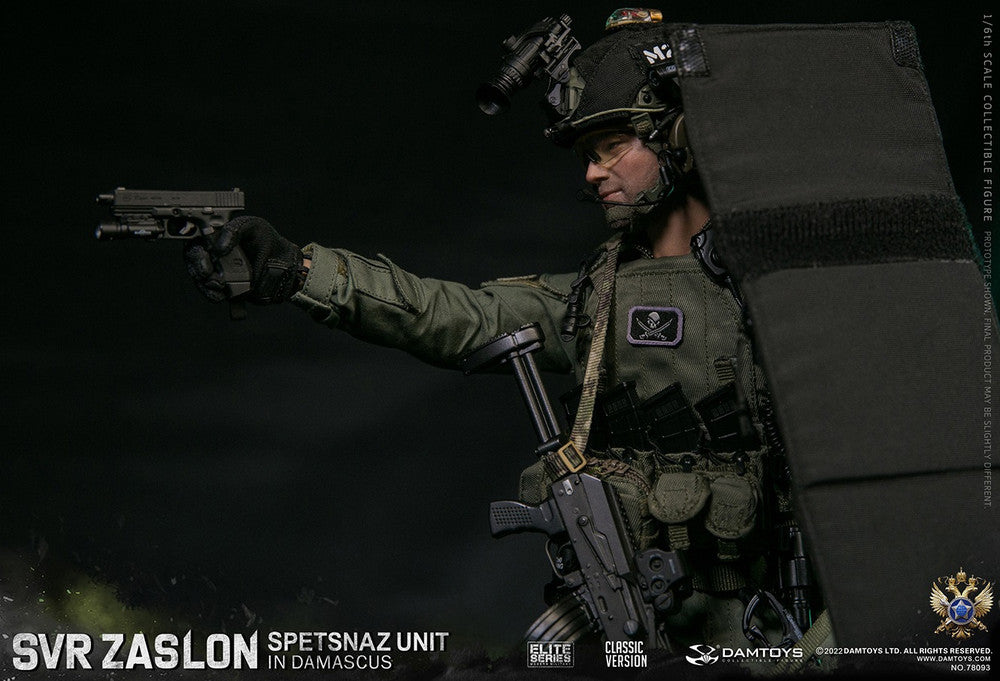 [EN STOCK] Figura SVR Zaslon in Damascus Classic - Russian Spetsnaz Unit marca Damtoys 78093 1/6 escala 1/6