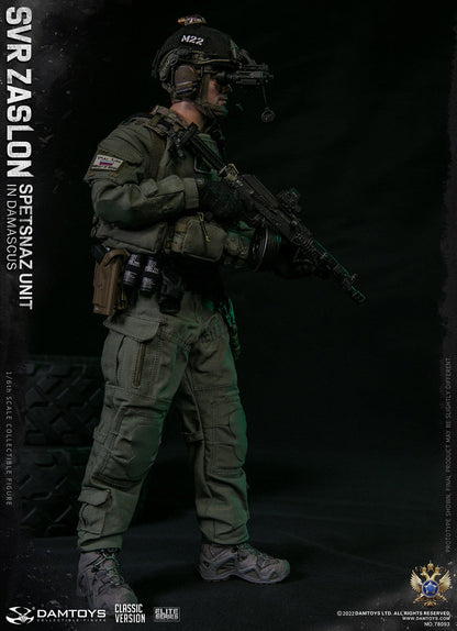 [EN STOCK] Figura SVR Zaslon in Damascus Classic - Russian Spetsnaz Unit marca Damtoys 78093 1/6 escala 1/6