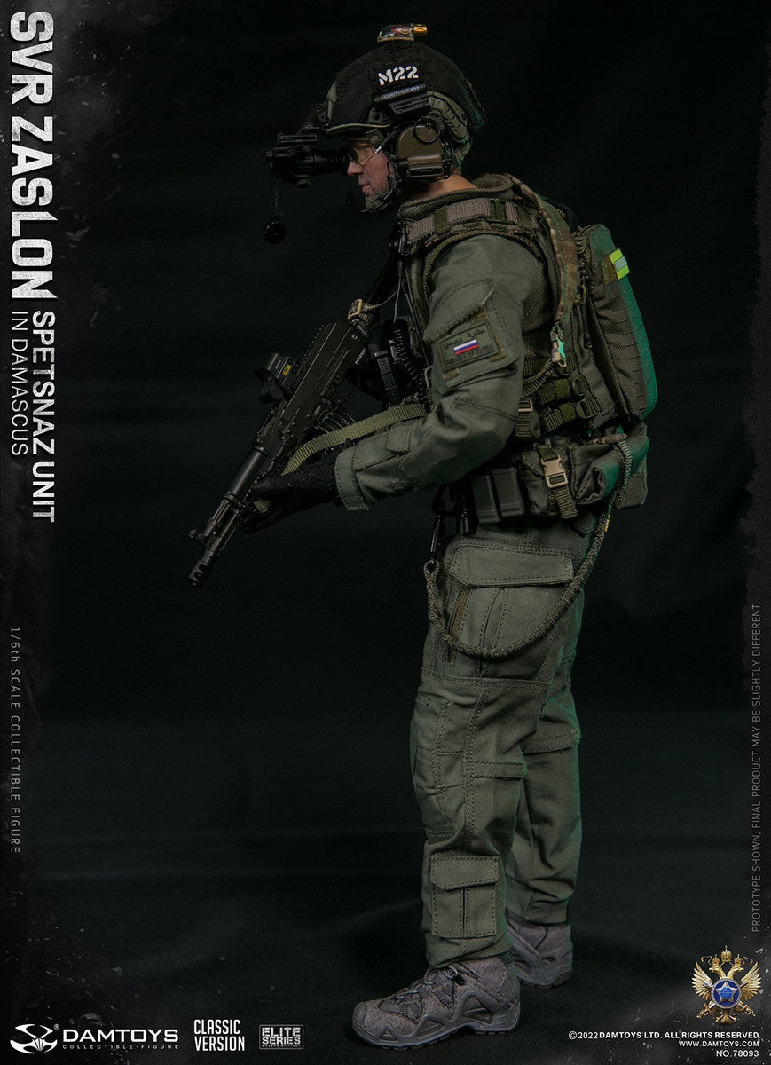 Pedido Figura SVR Zaslon in Damascus Classic - Russian Spetsnaz Unit marca Damtoys 78093 1/6 escala 1/6