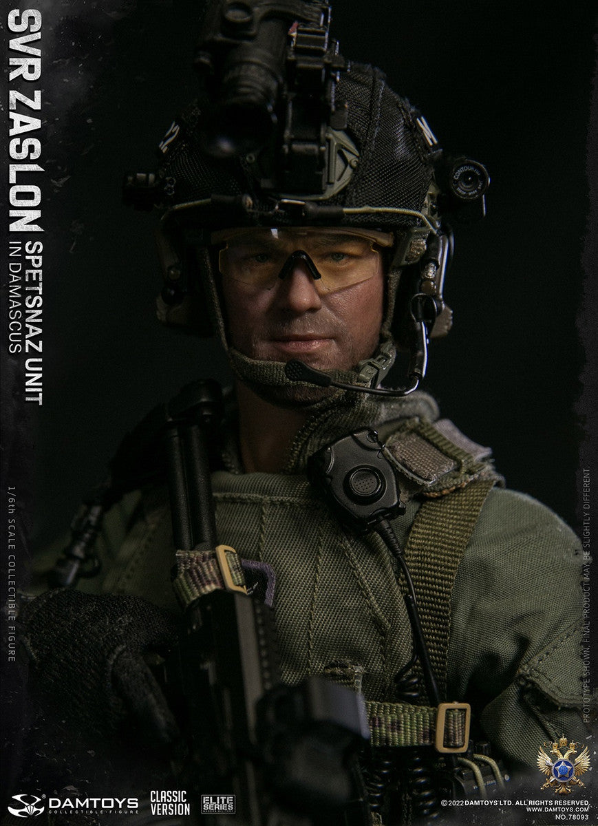 Pedido Figura SVR Zaslon in Damascus Classic - Russian Spetsnaz Unit marca Damtoys 78093 1/6 escala 1/6