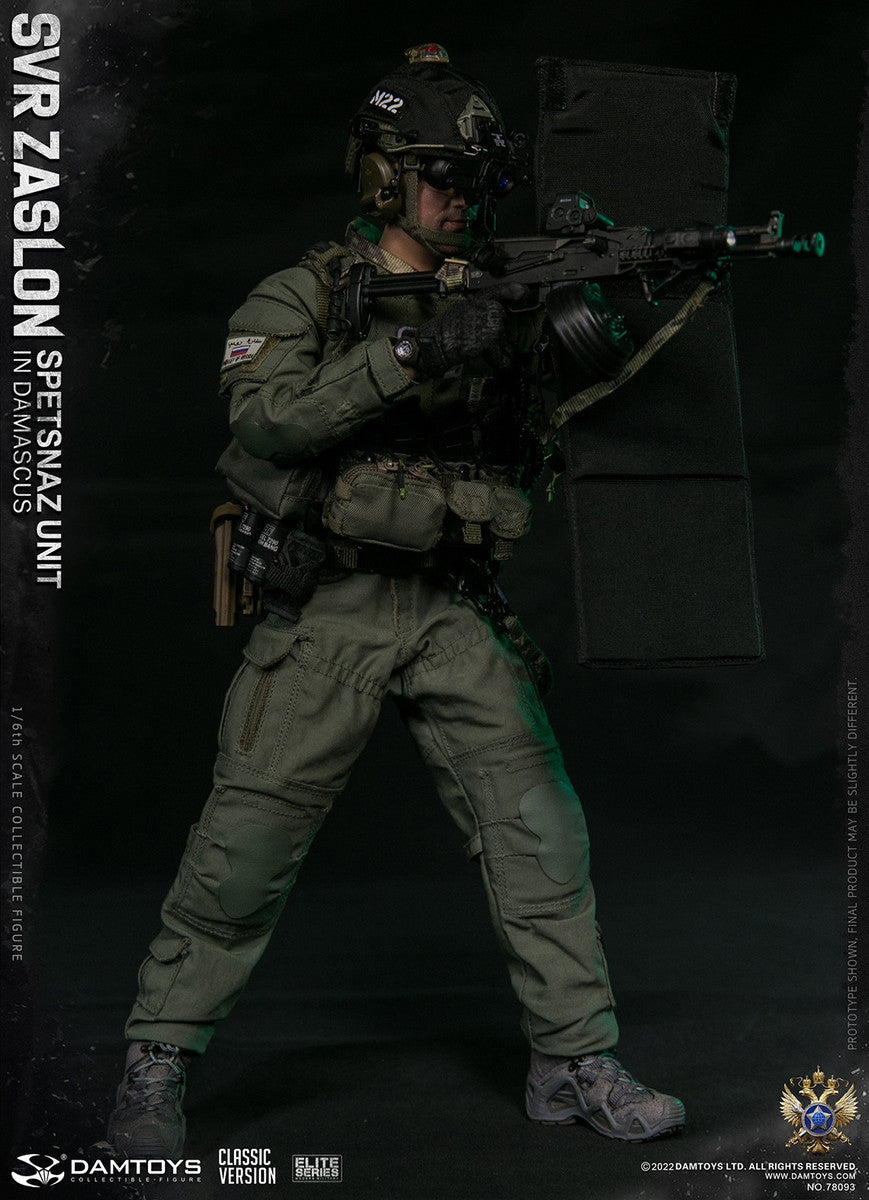 [EN STOCK] Figura SVR Zaslon in Damascus Classic - Russian Spetsnaz Unit marca Damtoys 78093 1/6 escala 1/6