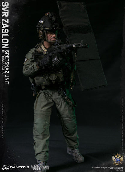 [EN STOCK] Figura SVR Zaslon in Damascus Classic - Russian Spetsnaz Unit marca Damtoys 78093 1/6 escala 1/6