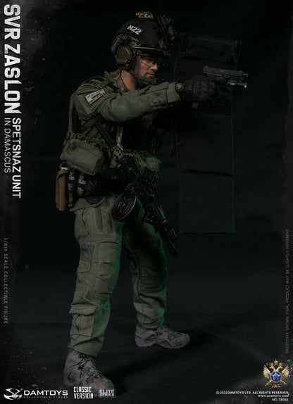 [EN STOCK] Figura SVR Zaslon in Damascus Classic - Russian Spetsnaz Unit marca Damtoys 78093 1/6 escala 1/6