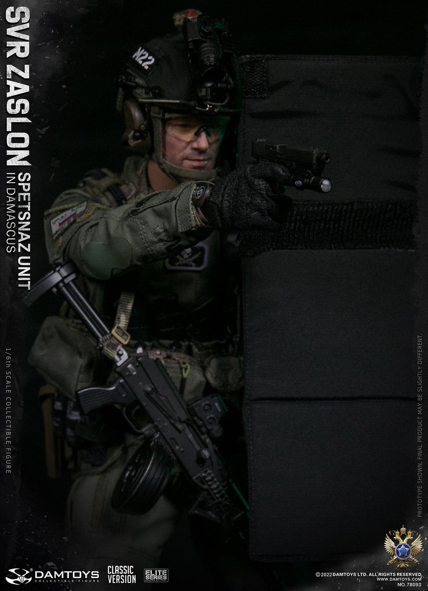 [EN STOCK] Figura SVR Zaslon in Damascus Classic - Russian Spetsnaz Unit marca Damtoys 78093 1/6 escala 1/6