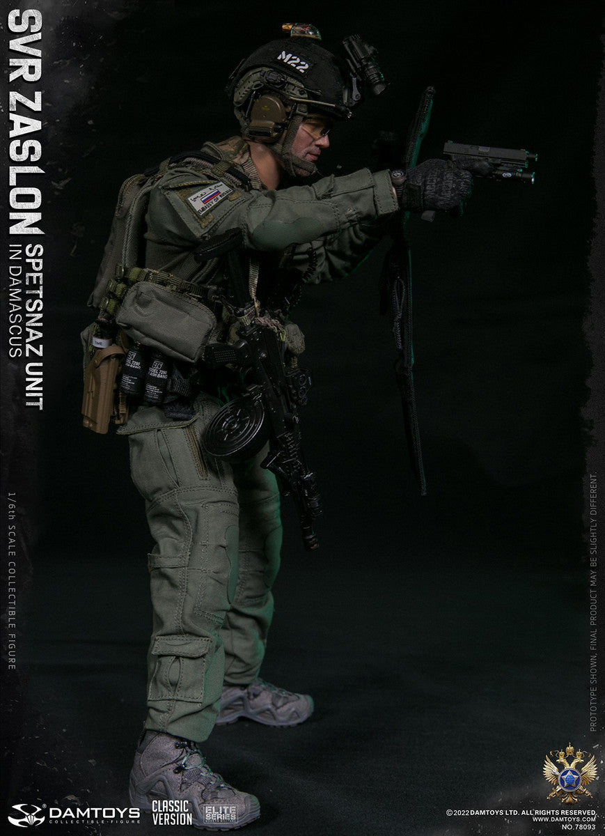 Pedido Figura SVR Zaslon in Damascus Classic - Russian Spetsnaz Unit marca Damtoys 78093 1/6 escala 1/6