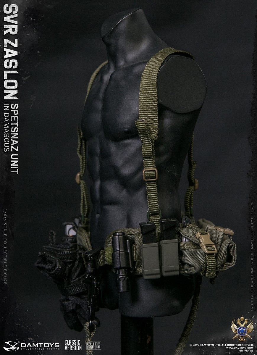 [EN STOCK] Figura SVR Zaslon in Damascus Classic - Russian Spetsnaz Unit marca Damtoys 78093 1/6 escala 1/6