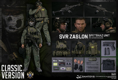 Pedido Figura SVR Zaslon in Damascus Classic - Russian Spetsnaz Unit marca Damtoys 78093 1/6 escala 1/6