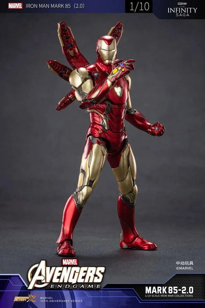 Pedido Figura Iron Man Mark 85 LXXXV 2.0 (LED version) - Avengers: Infinity Saga marca ZD Toys escala pequeña 1/10 (18 cm)