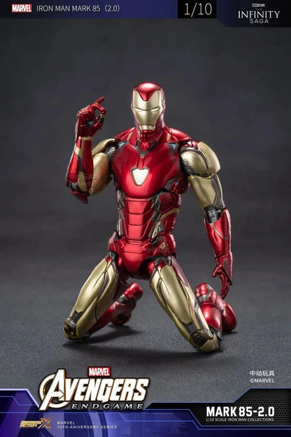 Pedido Figura Iron Man Mark 85 LXXXV 2.0 (LED version) - Avengers: Infinity Saga marca ZD Toys escala pequeña 1/10 (18 cm)