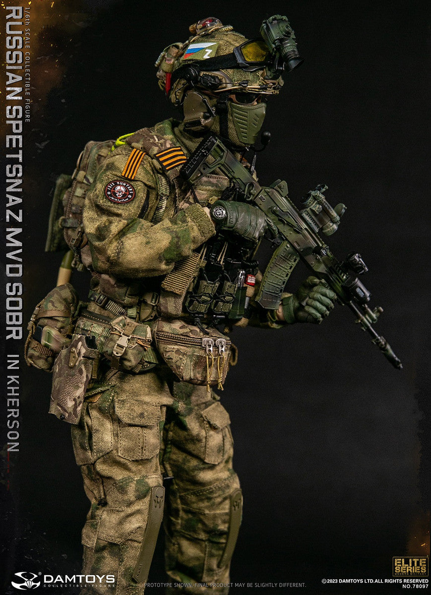 Pedido Figura Russian Spetsnaz MVD SOBR in Kherson marca DAMTOYS 78097 escala 1/6