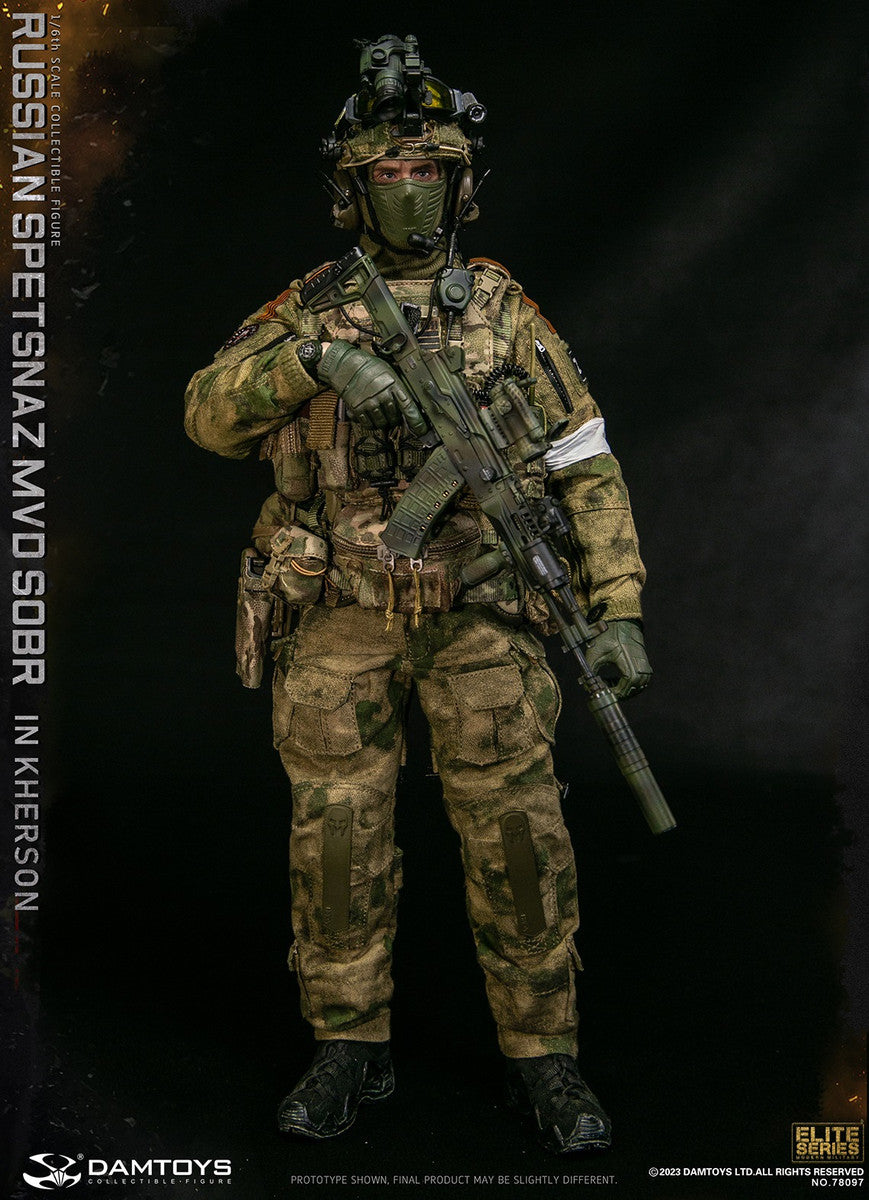 Pedido Figura Russian Spetsnaz MVD SOBR in Kherson marca DAMTOYS 78097 escala 1/6