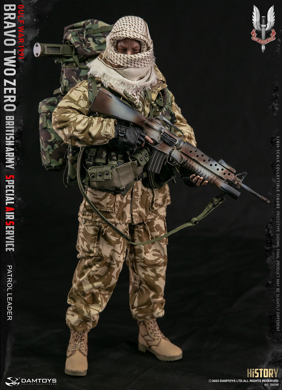 Preventa Figura Patrol Leader - British Army Special Air Service marca Damtoys 78098 escala 1/6