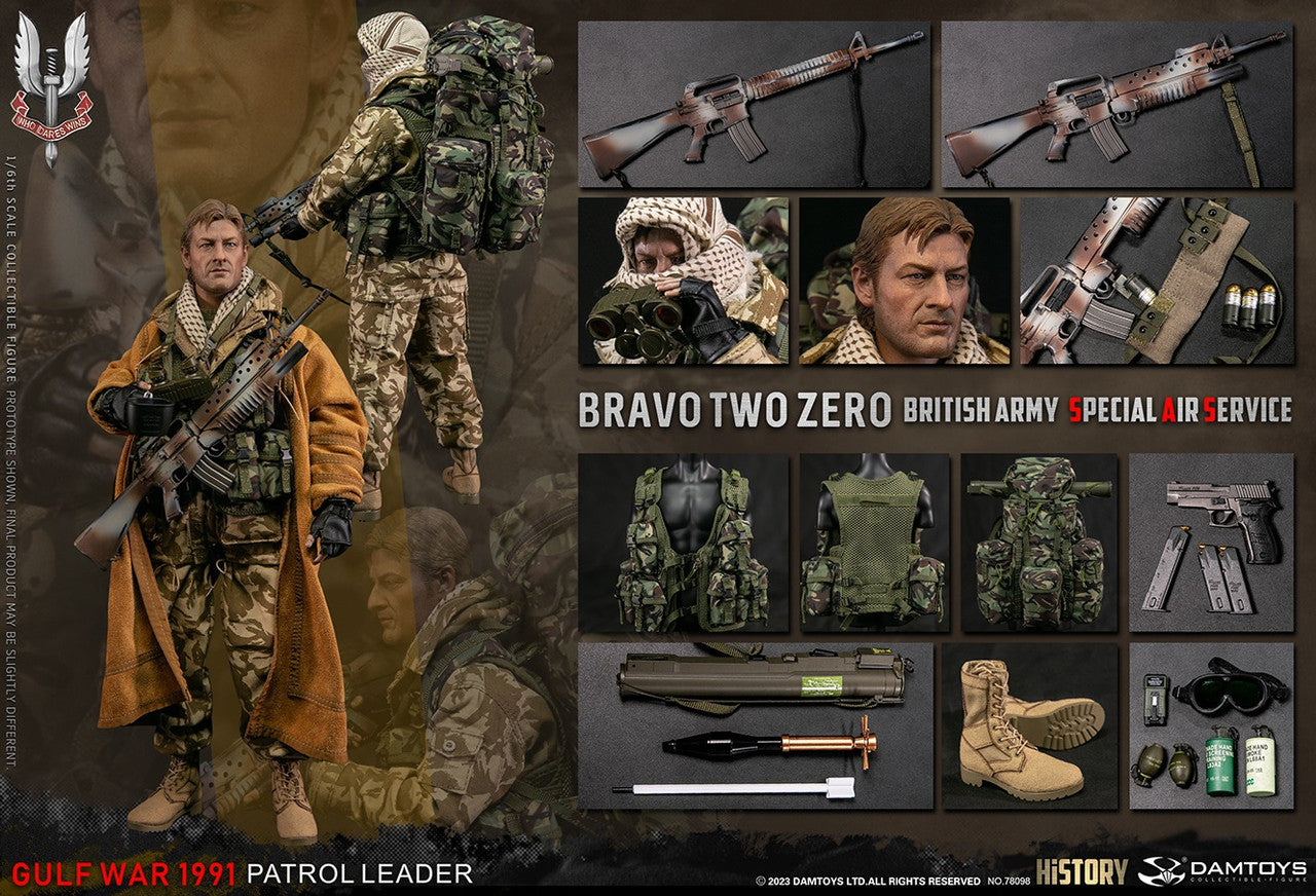 Preventa Figura Patrol Leader - British Army Special Air Service marca Damtoys 78098 escala 1/6