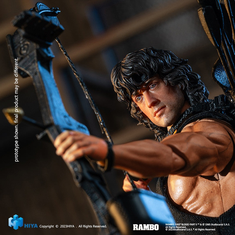 Pedido Figura John Rambo - Rambo III Exquisite Super Series marca HIYA ESR0100 escala pequeña 1/12