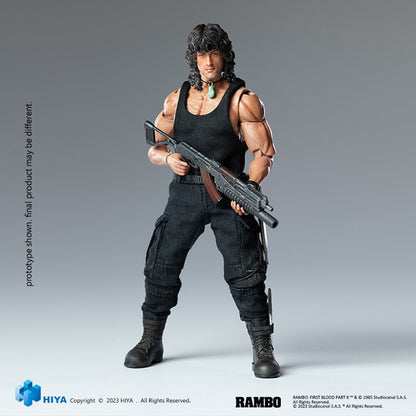 Pedido Figura John Rambo - Rambo III Exquisite Super Series marca HIYA ESR0100 escala pequeña 1/12