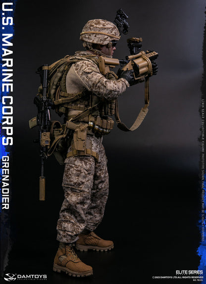 Preventa Figura U.S. Marine Corps Grenadier marca Damtoys 78101 escala 1/6