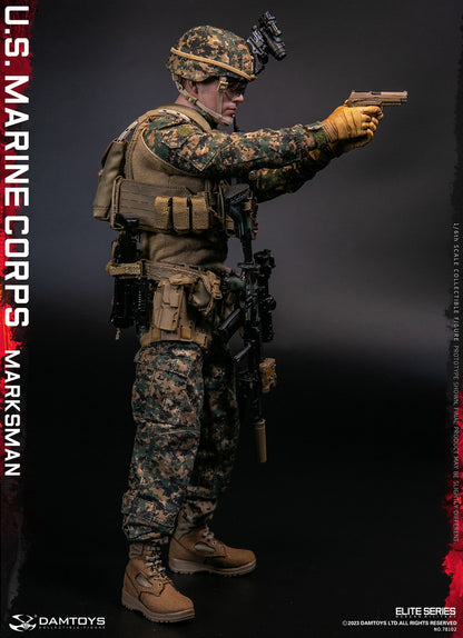 Preventa Figura U.S. Marine Corps Marksman marca Damtoys 78102 escala 1/6