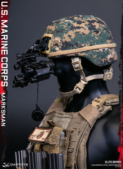 Preventa Figura U.S. Marine Corps Marksman marca Damtoys 78102 escala 1/6