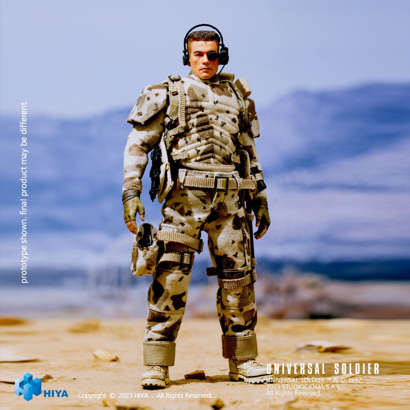 Preventa Figura Luc Deveraux (PX Previews Exclusive) - Universal Soldier - Exquisite Super Series marca HIYA ESU0253 escala pequeña 1/12