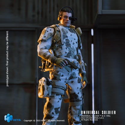 Preventa Figura Luc Deveraux (PX Previews Exclusive) - Universal Soldier - Exquisite Super Series marca HIYA ESU0253 escala pequeña 1/12