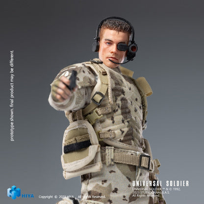 Preventa Figura Luc Deveraux (PX Previews Exclusive) - Universal Soldier - Exquisite Super Series marca HIYA ESU0253 escala pequeña 1/12