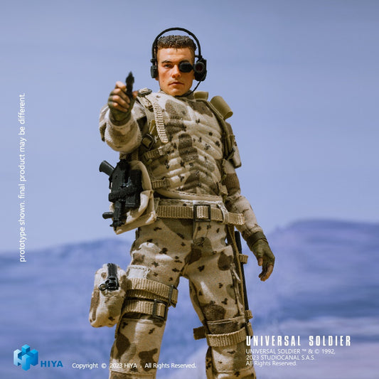 Preventa Figura Luc Deveraux (PX Previews Exclusive) - Universal Soldier - Exquisite Super Series marca HIYA ESU0253 escala pequeña 1/12