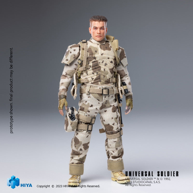 Preventa Figura Luc Deveraux (PX Previews Exclusive) - Universal Soldier - Exquisite Super Series marca HIYA ESU0253 escala pequeña 1/12