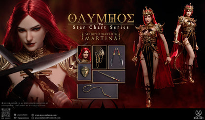 Pedido Figura Martina (Armadura de cobre) - Olympus Scorpion Warrior marca POP Costume OSC-001 escala 1/6