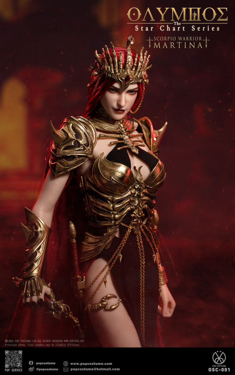 Pedido Figura Martina (Armadura de cobre) - Olympus Scorpion Warrior marca POP Costume OSC-001 escala 1/6